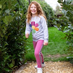 Gilet coton bio Flower