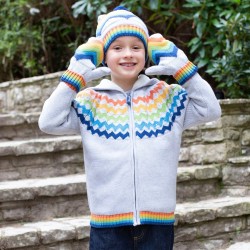 Bonnet + Moufles coton bio Jurassic