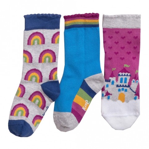 Lot 3 paires chaussettes coton bio Ch&acirc;teau