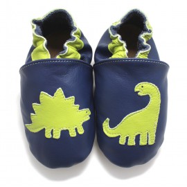 Chaussons Cuir Souple DINOSAURE