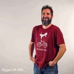 Tee-shirt coton bio Vélo Bordeau