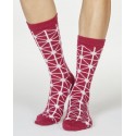 Chaussettes laine Cranberry