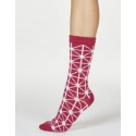 Chaussettes laine Cranberry