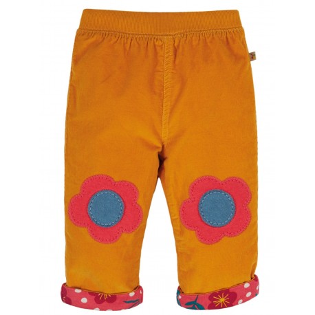 Pantalon coton bio Réversible Fleur