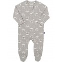 Pyjama coton bio Zip Foxy Gris