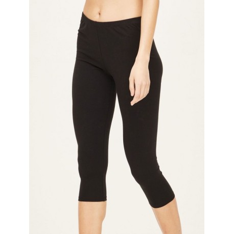 Leggings coton bio Noir 3/4