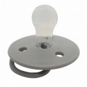 Lot de 2 sucettes en silicone Gris 0+