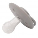 Lot de 2 sucettes en silicone Gris 0+