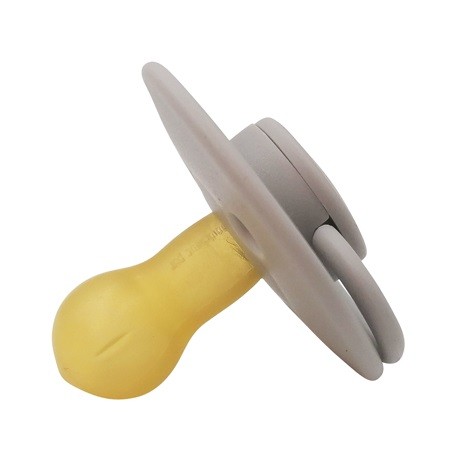 Lot de 2 sucettes en latex naturel Gris 0+