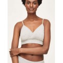 Brassière coton bio Gris