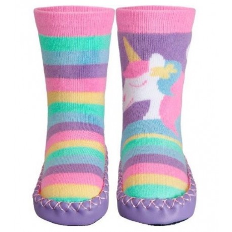 Chaussons Chaussettes Vegan Licorne