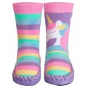 Chaussons Chaussettes Vegan Licorne