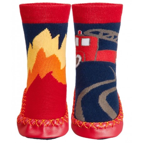 Chaussons Chaussettes Vegan Pompier