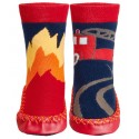 Chaussons Chaussettes Vegan Pompier