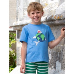 T-shirt coton bio requin
