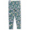 Legging coton bio Bleu à motif