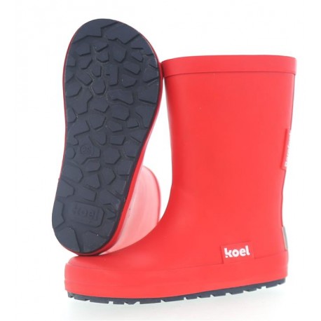 Bottes de Pluie Wellie Bare Red