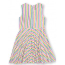 Robe coton bio Sweet stripe twirly