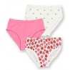 Lot 3 slips coton bio Strawberry