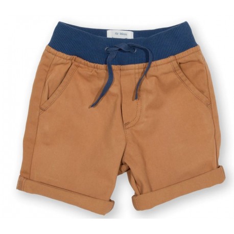 Short coton bio Yacht blue