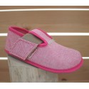 Chaussons en toile Pink