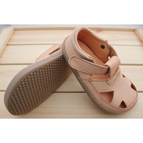 Sandales barefoot Cuir Bio Naturel