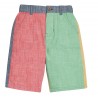 Bermudas coton bio Color Block