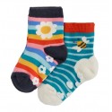 Lot 2 paires chaussettes antidérapantes Daisy