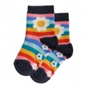 Lot 2 paires chaussettes antidérapantes Daisy
