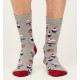 Lot 3 paires chaussettes bambou Strawberries