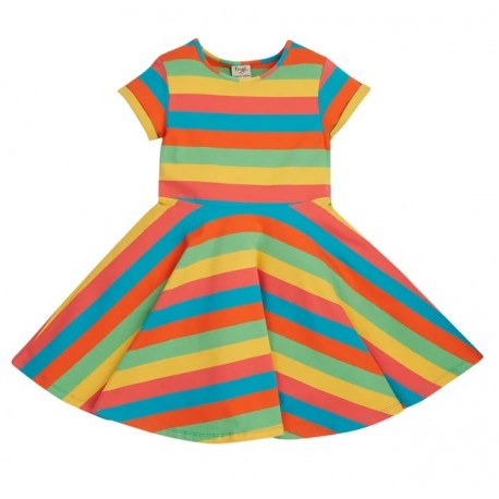 Robe coton bio Rainbow