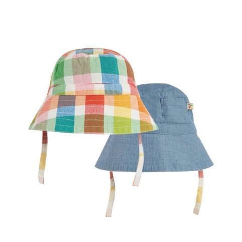 Chapeau coton bio r&eacute;versible Hayden