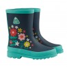 Bottes de Pluie caoutchouc naturel Dahlias