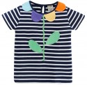 Top coton bio flower