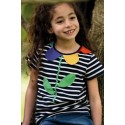 Top coton bio flower