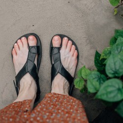 Sandales barefoot Soul VEGAN Dark