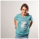 T-shirt coton bio Pas...Sage Bleu
