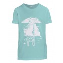T-shirt coton bio Pas...Sage Bleu