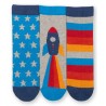 Lot 3 paires chaussettes fusée