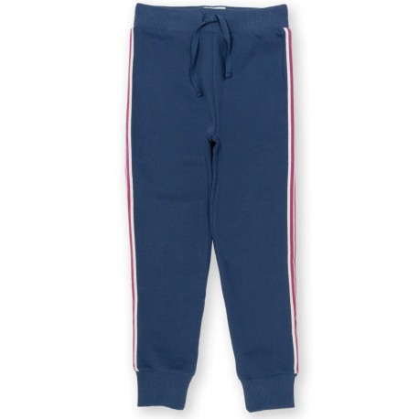 Jogging coton bio Bleu