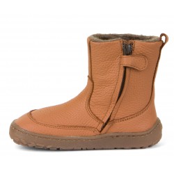 Barefoot Wool Boots Cognac