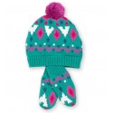 Bonnet + Moufles coton bio Jade