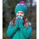 Bonnet + Moufles coton bio Jade