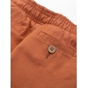 Chinos coton bio Rouille