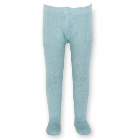 Collants coton bio Teal