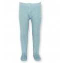 Collants coton bio Teal