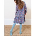 Collants coton bio Teal