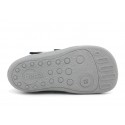 Boots fourrées marine gris