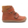 bottines cuir bio et laine Blue