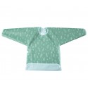 Bavoir imperméable manche Green Leaves